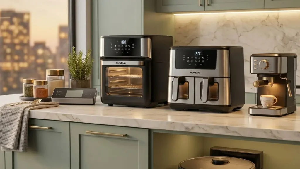 Air Fryer 12 lLitros Oven em uma cozinha moderna.