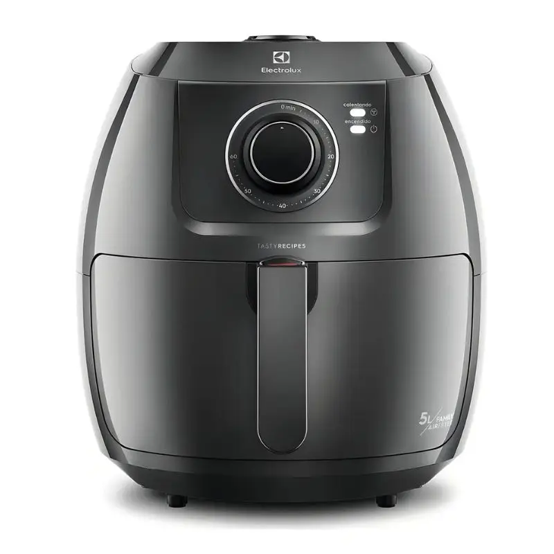 Air Fryer Rita Lobo de 4,6 Litros. Cor preta. Excelente custo benefício para famílias.