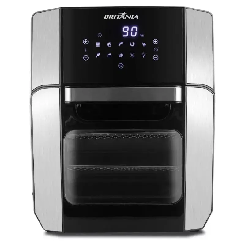 Air Fryer Britânia BFR2100 de 12 litros. Design moderno e custo benefício acessível