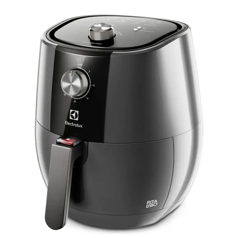 Forno Air Fryer Electrolux Efficient moderno preparando alimentos crocantes