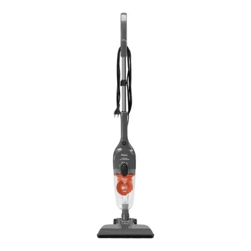 Aspirador de Pó Vertical Philco PAS22P sem fio em ambiente moderno
